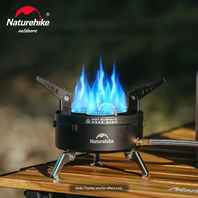 Réchaud de camping portable NATUREHIKE : compact et puissant pour cuisiner